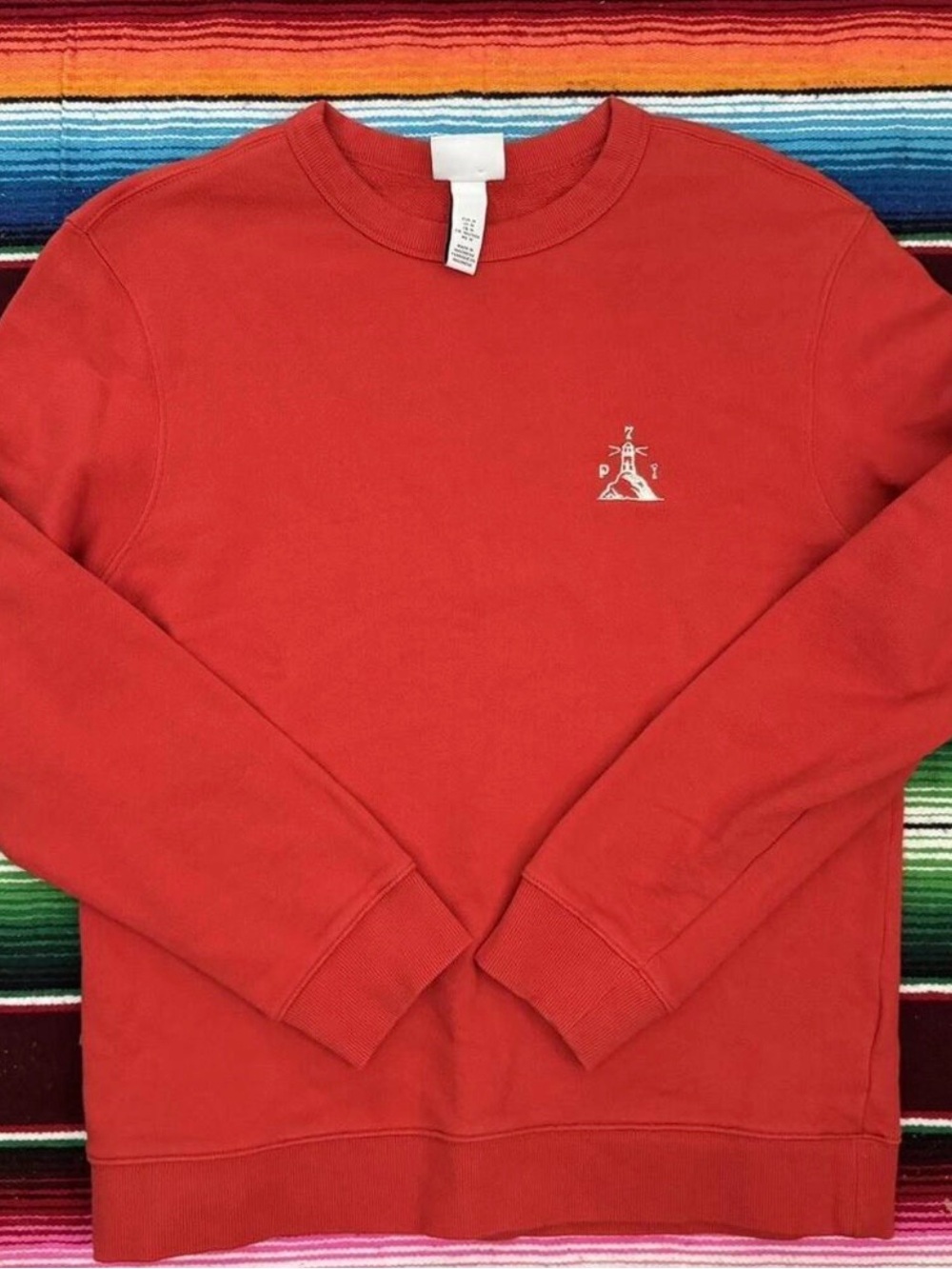H&M embroidered logo sweatshirt